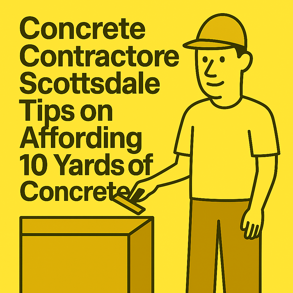 concrete contractor scottsdale